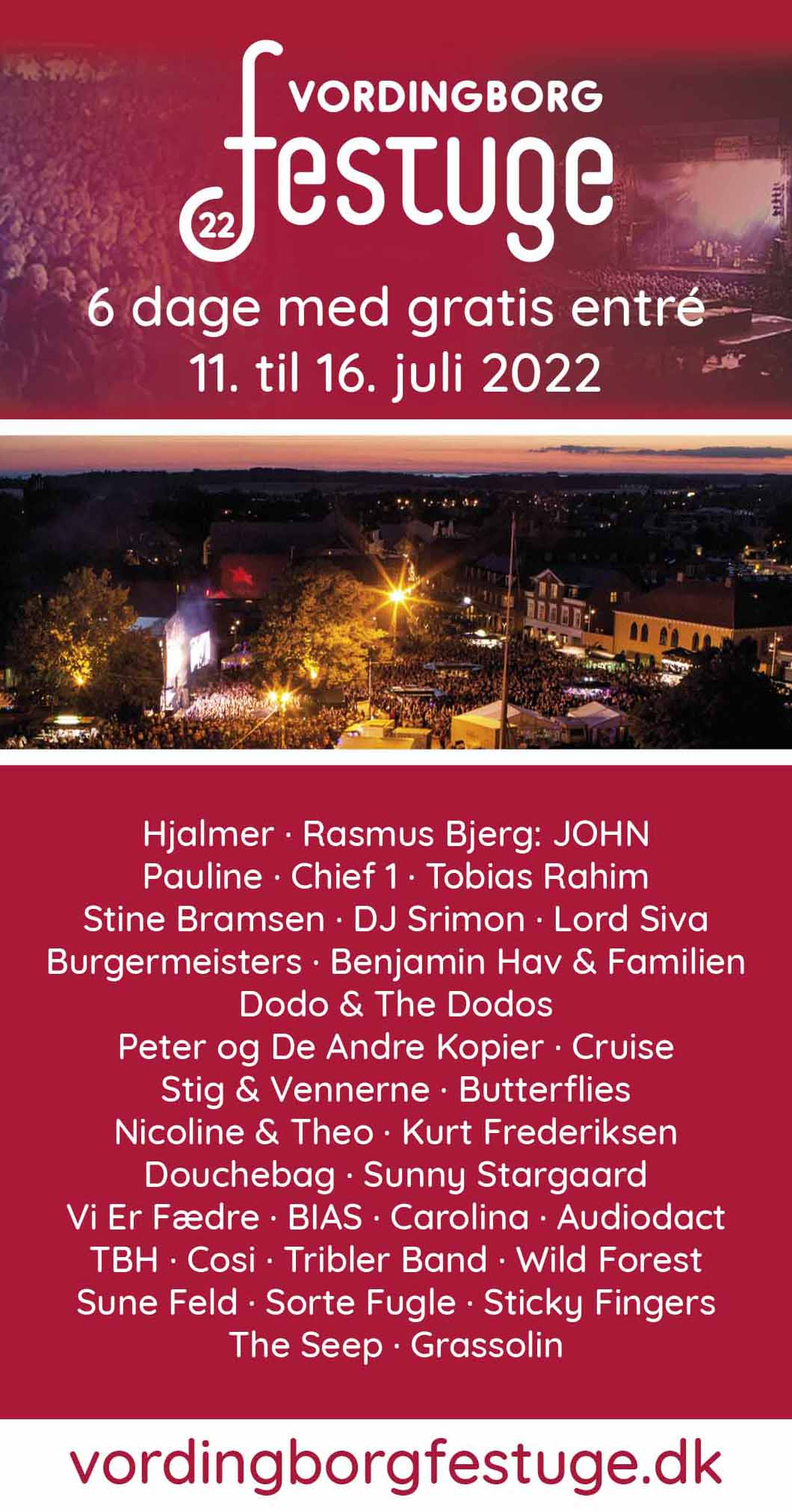 Programhæfte 2022 - Vordingborg Festuge - 6 dage med entré